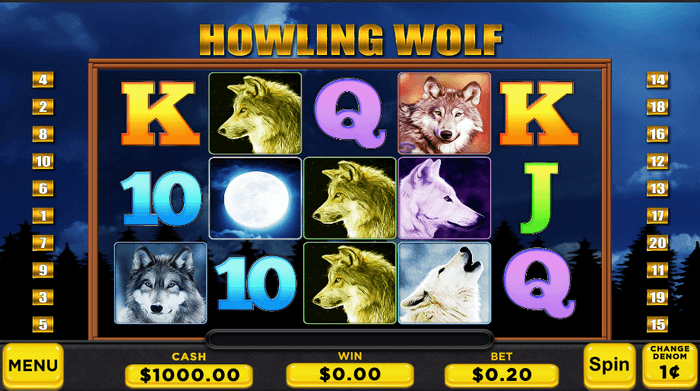 Slot Game - Howling Wolf